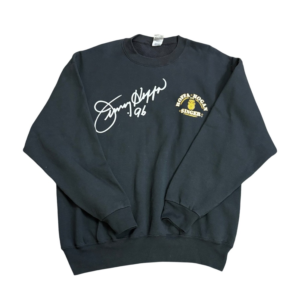Vintage 1996 James P Hoffa Teamsters Campaign Sweatshirt Hogan Singer USA XXL